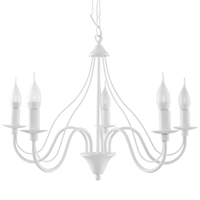 Candelabru Sollux colectia Minerwa E14 60 x 60 x 80 cm, alb_SL.0214