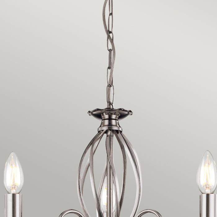 Candelabru, Elstead Lighting, Nichel, IP20&" "&AG3-POL-NICKEL