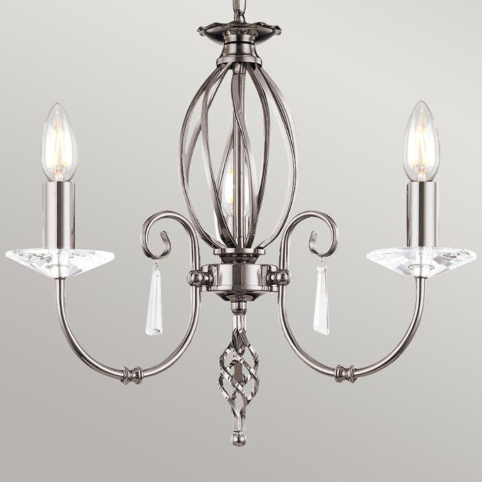 Candelabru, Elstead Lighting, Nichel, IP20&" "&AG5-POL-NICKEL